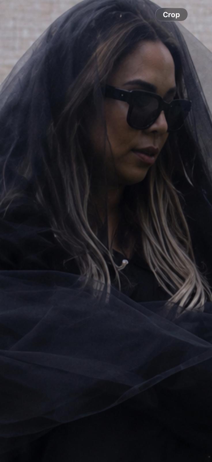 Nazila — black veil portrait