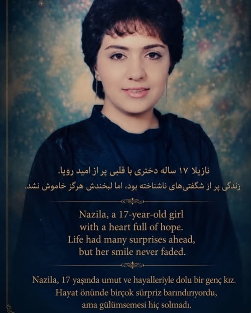Nazila at 17 years old — a girl with a heart full of hope